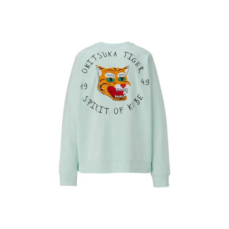 Onitsuka Tiger Sweatshirt Unisex Light Green-1