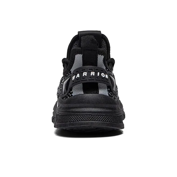 Warrior Mesh Men's Shoes For Summer Lightweight And Breathable Low Top Casual Shoes Men's Black-3