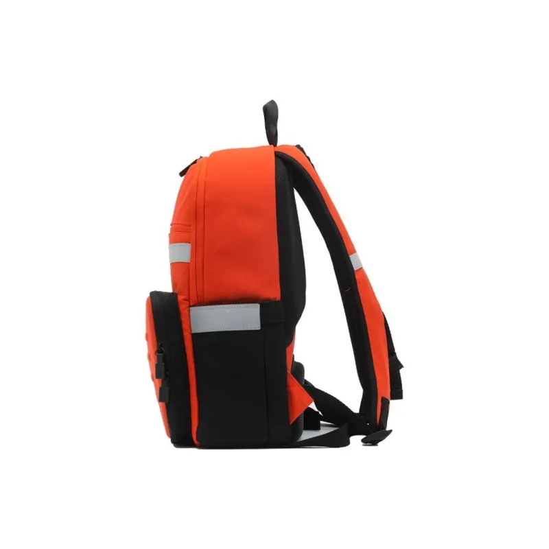 LEXON Polyester Backpack Regular Men's Blue/Orange-6