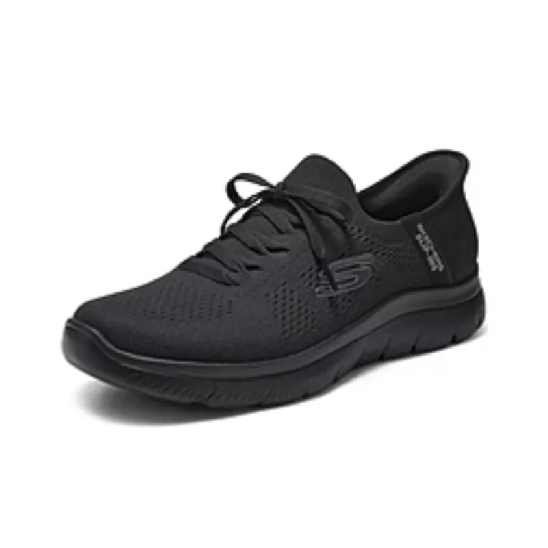 Skechers Sport Anti Slip Wear Resistant Low Top Casual Running Shoes Men's Black-2
