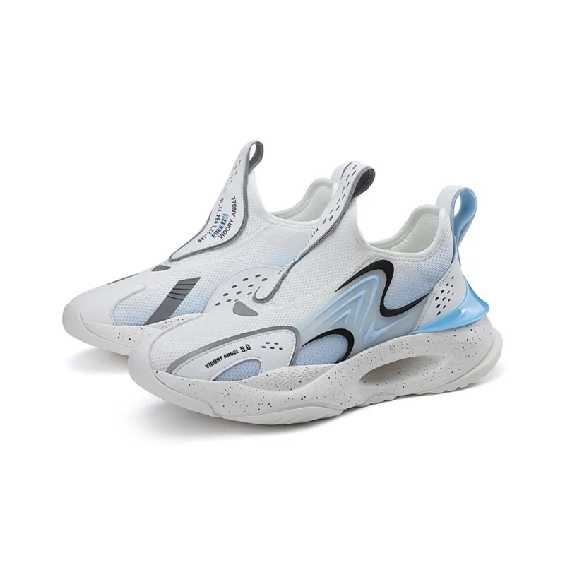 VIDORY ANGEL Casual Shoes Men Low Top Light Blue/Gray/Black-3