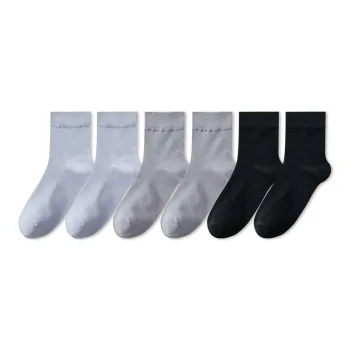 H YXIANG Mid Calf Socks Men's 6 Pack