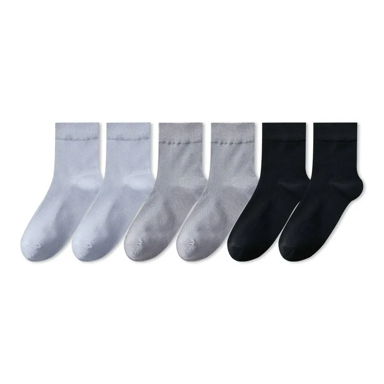 H YXIANG Mid Calf Socks Men's 6 Pack-6
