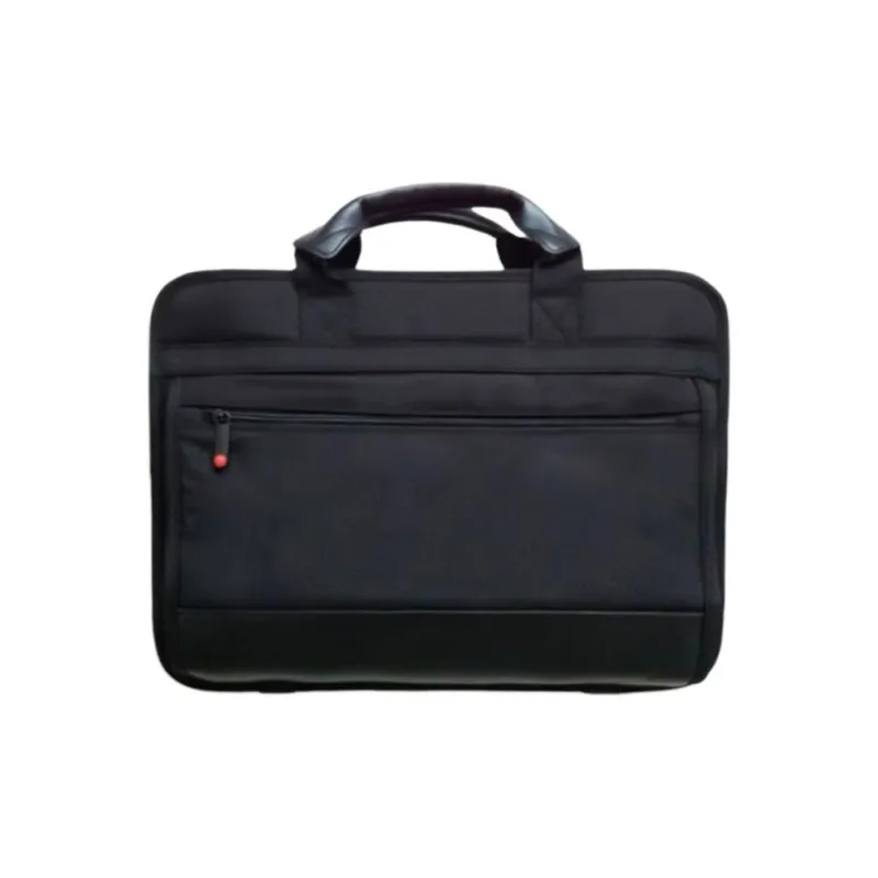 Lenovo Nylon, Polyamide Portable Briefcase, One Shoulder Crossbody Laptop Bag Regular Unisex Black-0