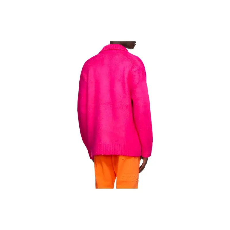 WE11DONE Sweater Unisex Rose Red-1