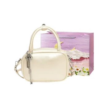 Bansusu PU Handbag, Shoulder Bag, Crossbody Bag Regular Women's Pearl White/Silver/Black/Red