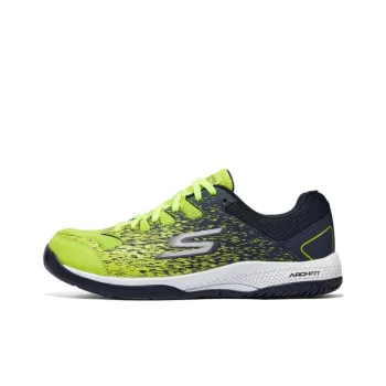 Skechers GO PICKLEBALL MENS Anti-Slip Wear-Resistant Low-Top Casual Running Shoes Men's Green Black White