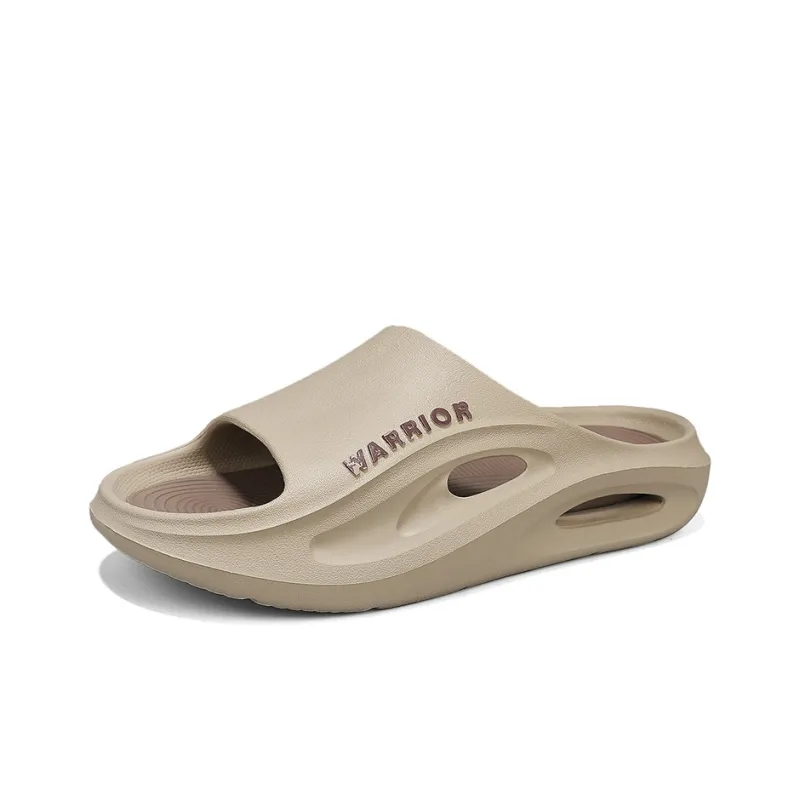 WARRIOR Slide Slippers Men White Orange/White Black/White Blue/Black/Khaki/Blue Gray-1