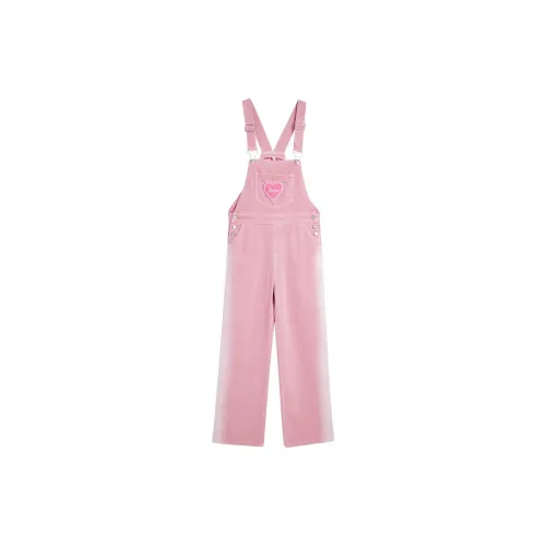 Love to serve Overalls Women's Pink