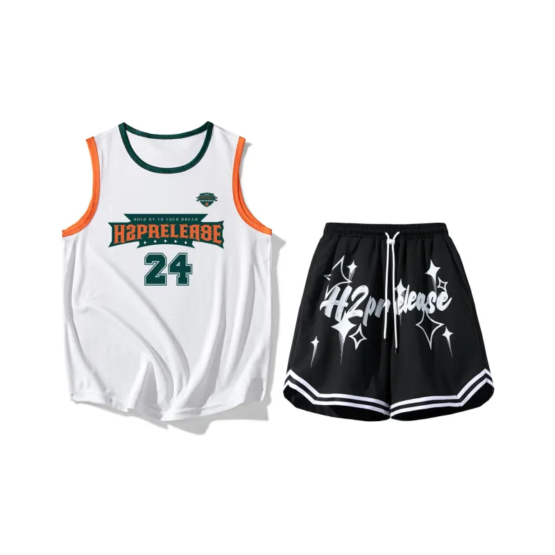 H2P Basketball Shorts Unisex-34