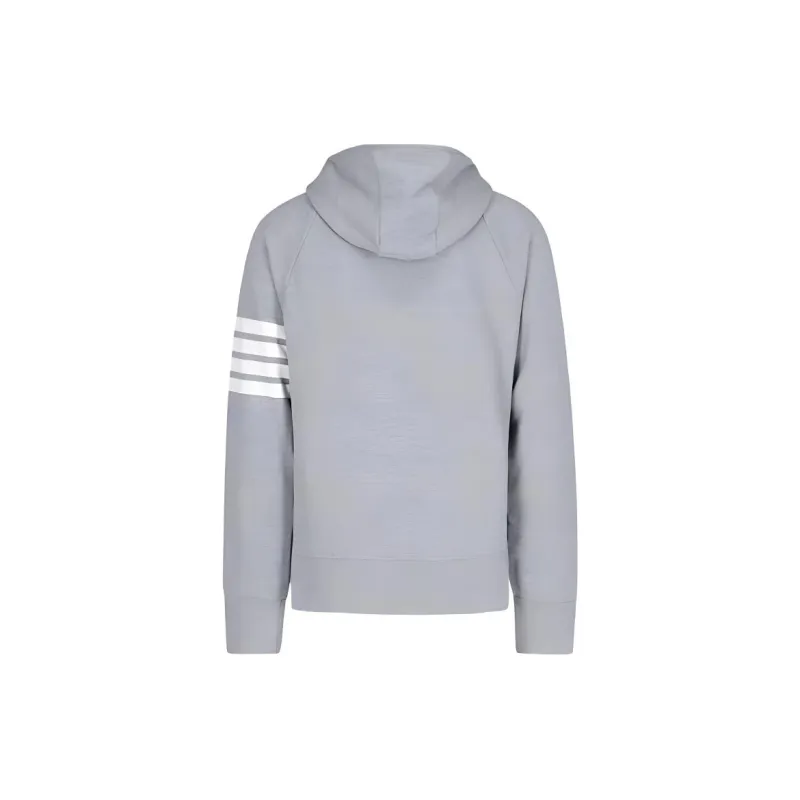 THOM BROWNE 4 Bar Zipped Hoodie-2