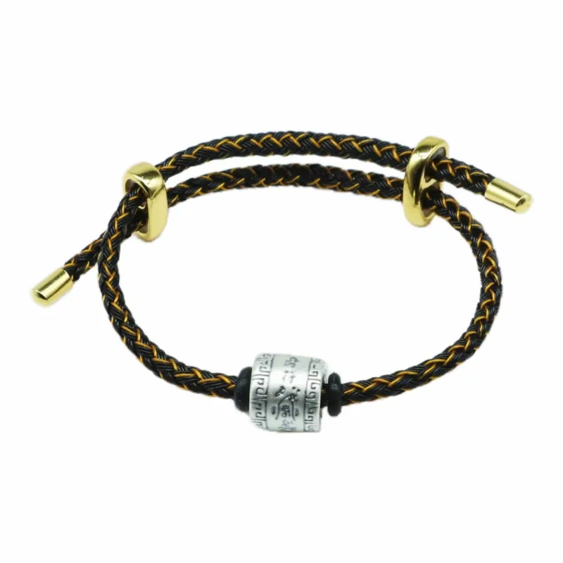 MAIQIDELIWU 999 Fine Silver Bracelets Unisex-1
