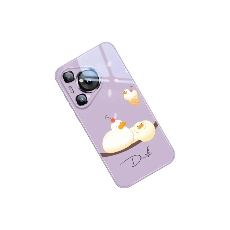 Sen Dog Glass Material Cute Creative High End Phone Cases Compatible With HUAWEI Pura70/70Pro/70Pro+/70ULTRA-22