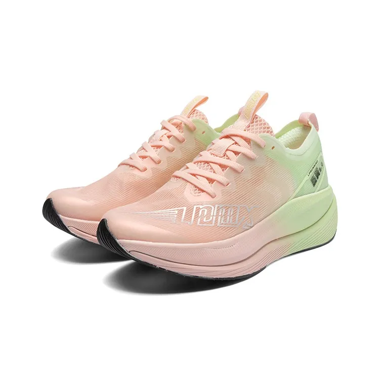 LPMX Running Shoes Unisex Low Top Cherry Blossom Green-2