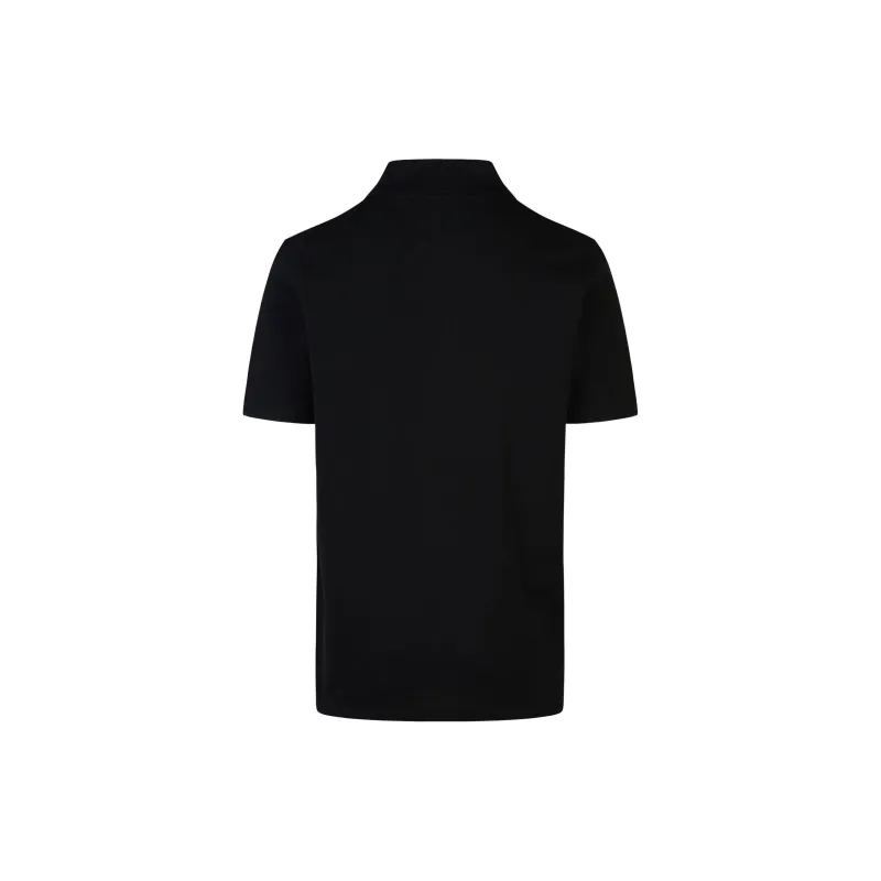 BALMAIN Embroidered logo Cotton Polo Shirt-1