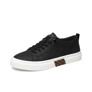 OCEANIA ROO Australasian Kangaroo Non slip Lightweight Low Top Skateboard Shoes Men's Black