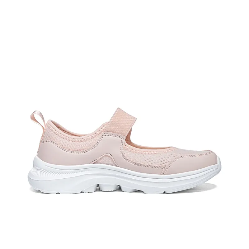 Warrior Comfortable Mom Shoes Lightweight And Breathable Low Top Casual Shoes Women's Pink-1