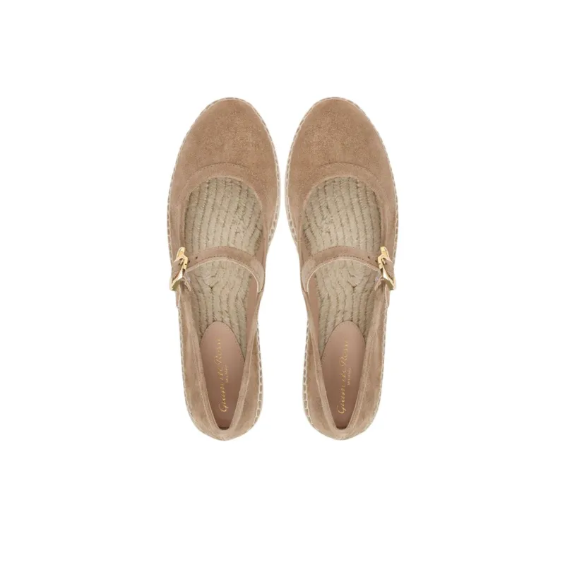 GIANVITO ROSSI Elda Espadrilles Women's Brown-3