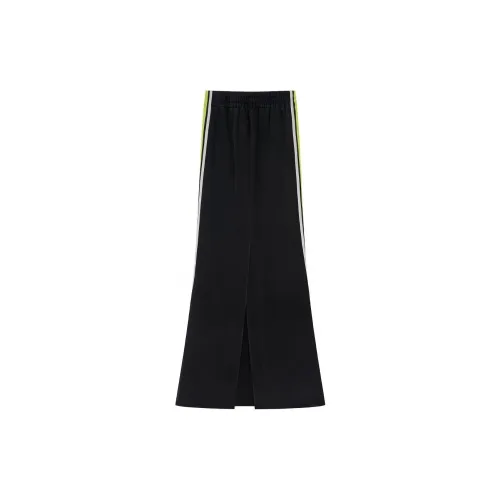 UOOYAA Casual Long Skirts Women's Black