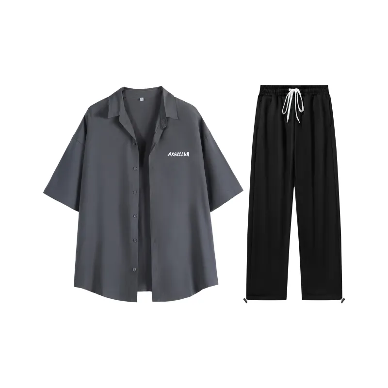 A.X.S.K Shirt Matching Set Unisex-14