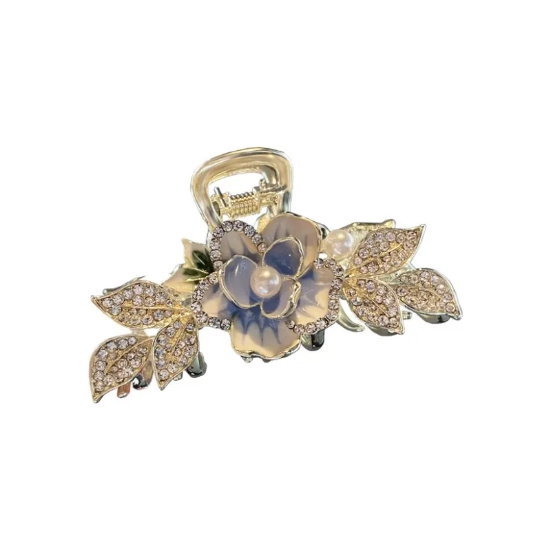 Jiuyi Pearl Rhinestone Hair Clips Women's-0