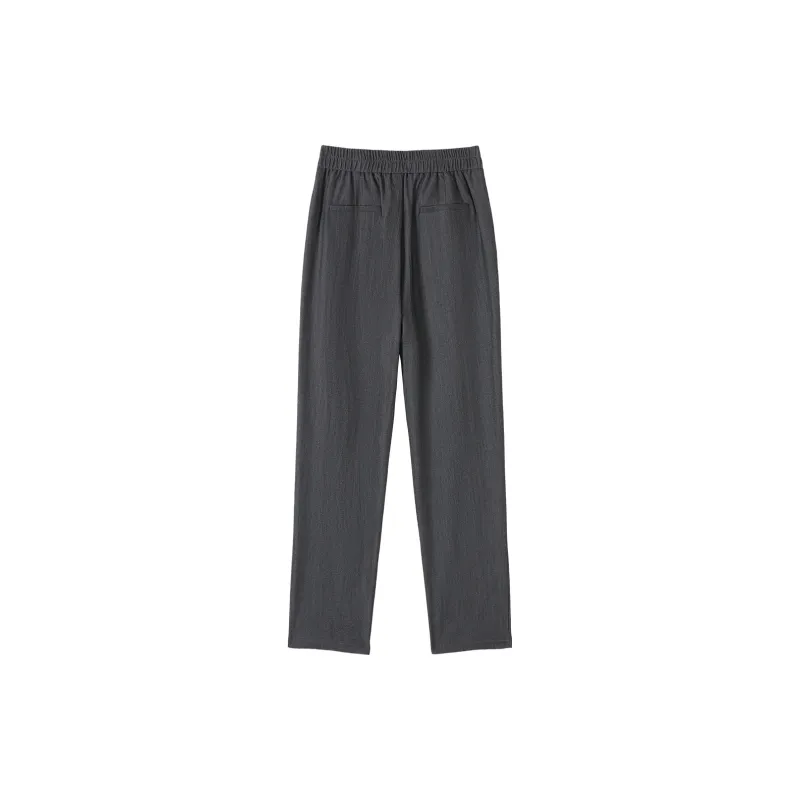 0571 Family Casual Pants Women's Black Gray Color-1