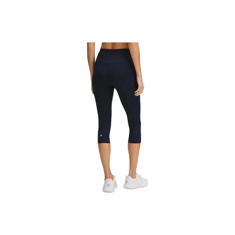 Lululemon Fast And Free High Rise Crop With Pockets 19' Sports Pants Women's-1