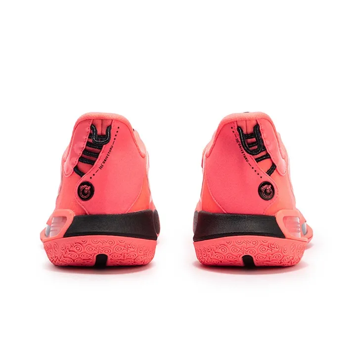 361° Super Nova 2.0 PRO Basketball Shoes Men Low Top Fluorescent Begonia Pink/Obsidian Black-3