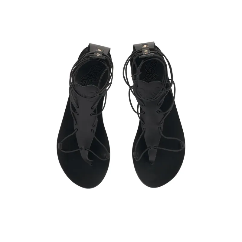 ANCIENT GREEK SANDALS Circe Roman Sandals Women's Black-3