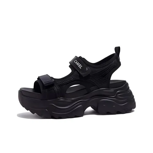 CAMEL Beach Sandals Women's Black