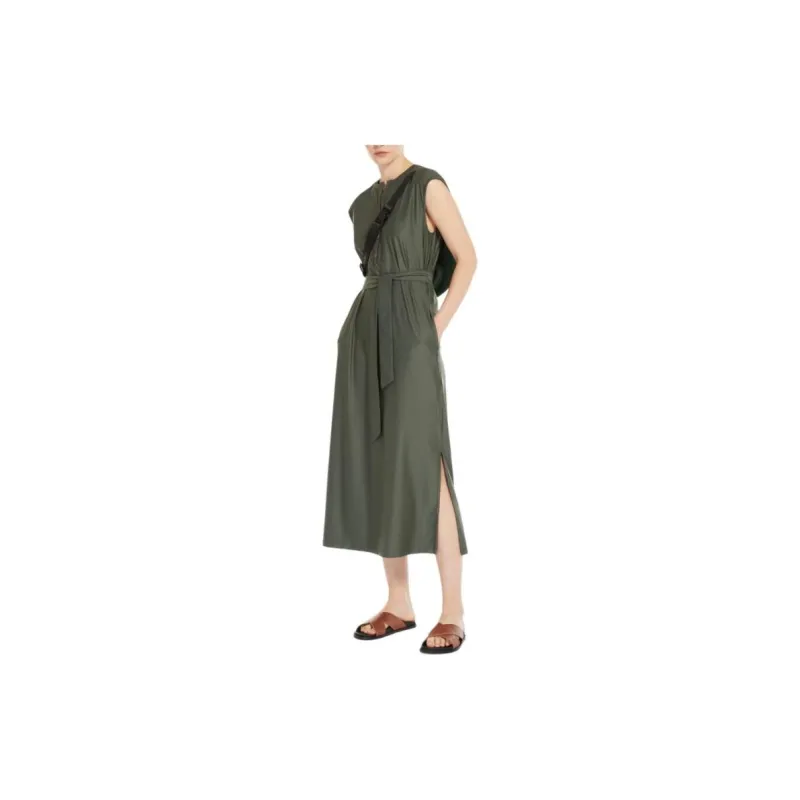 MaxMara Sleeveless Dress Women's Green-1