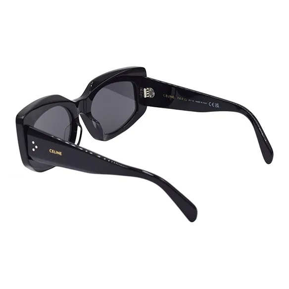 CELINE Plate Frame Butterfly Sunglasses Women's Black-2
