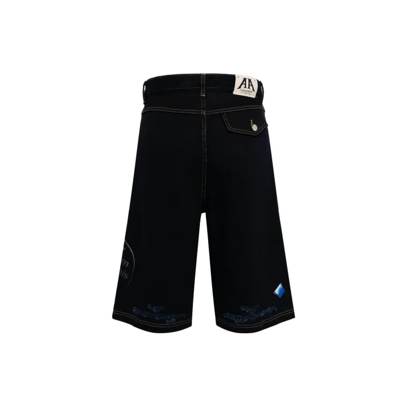 ADER ERROR Denim Shorts Men's Midnight Blue-1