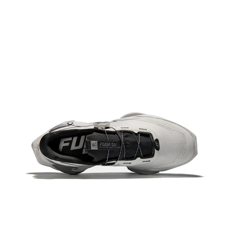 KAILAS FUGA DU BOA Running Shoes Men Low Top Cloud White Metallic Silver/Ink Black-2