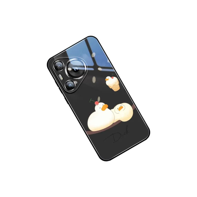 Sen Dog Glass Material Cute Creative High End Phone Cases Compatible With HUAWEI Pura70/70Pro/70Pro+/70ULTRA-20
