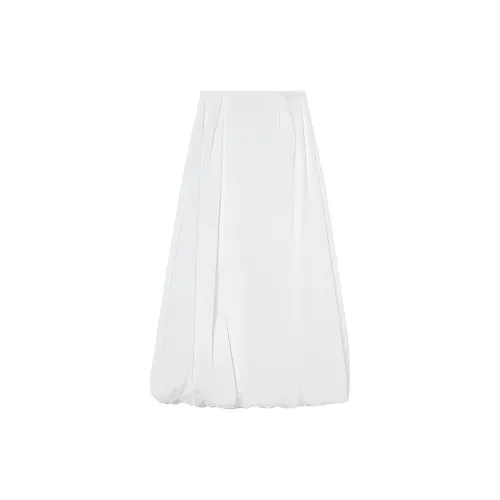 A head of Agua Casual Long Skirts Women's White