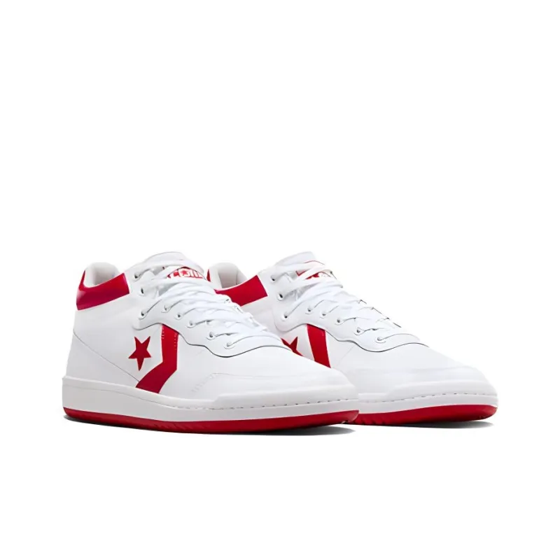 Converse Fastbreak Pro Mid White Enamel Red-2