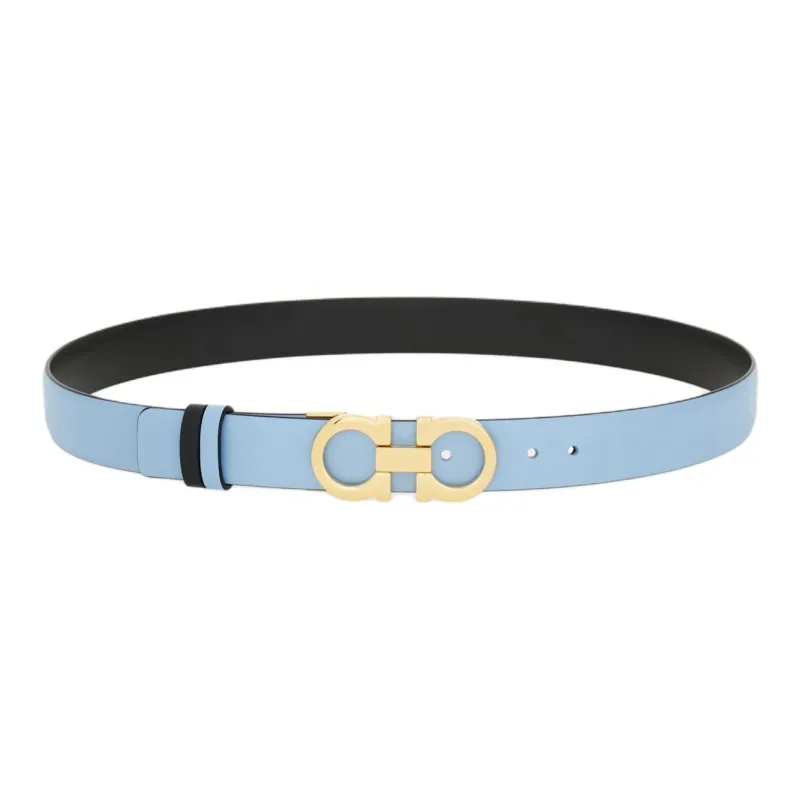 Ferragamo Gancini Reversible Leather Belt-0