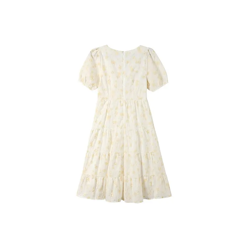 JOSR Short Sleeved Dresses Women's Floral-1