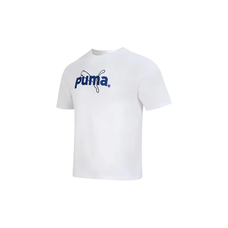 PUMA T Shirts Men White-1