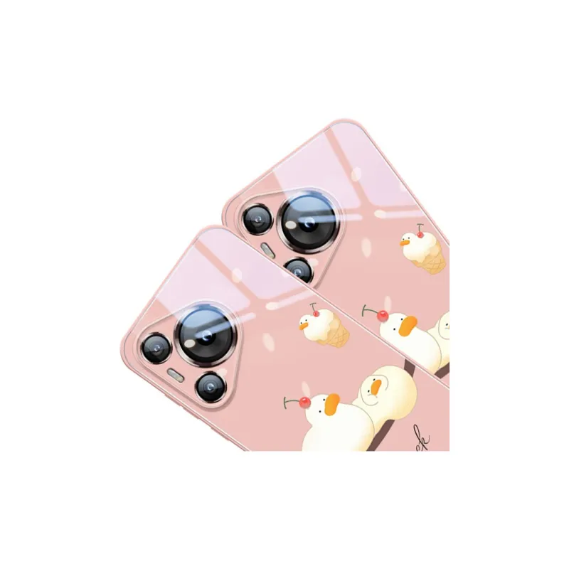 Sen Dog Glass Material Cute Creative High End Phone Cases Compatible With HUAWEI Pura70/70Pro/70Pro+/70ULTRA-14