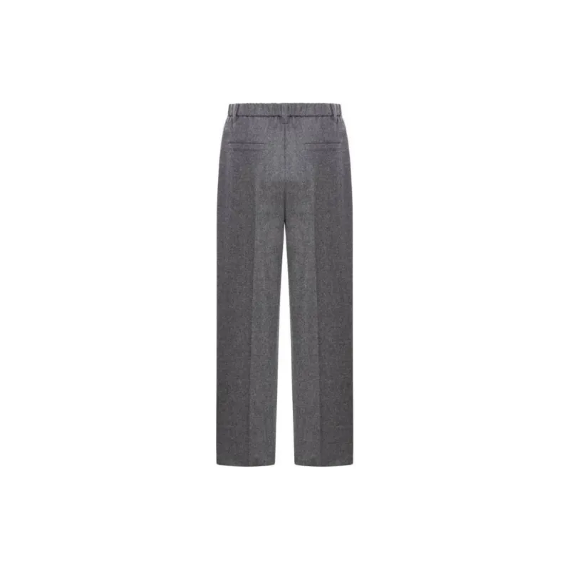 Brunello Cucinelli Pressed Crease Tapered Leg Pants-1