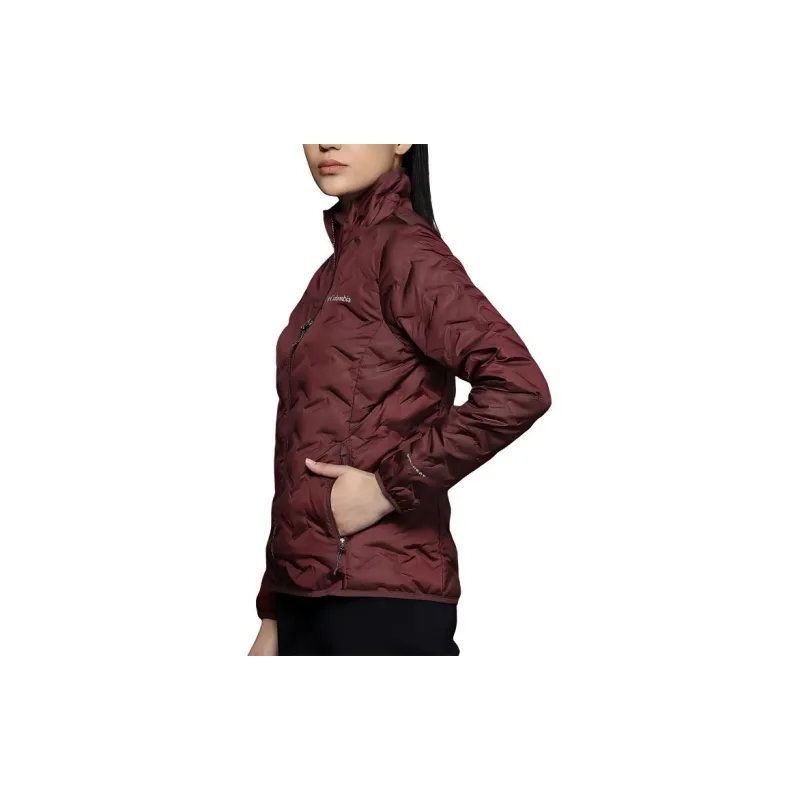 Columbia Maroon Delta Ridge Down Jacket Jackets Coats Women's Marlbeke Color-2