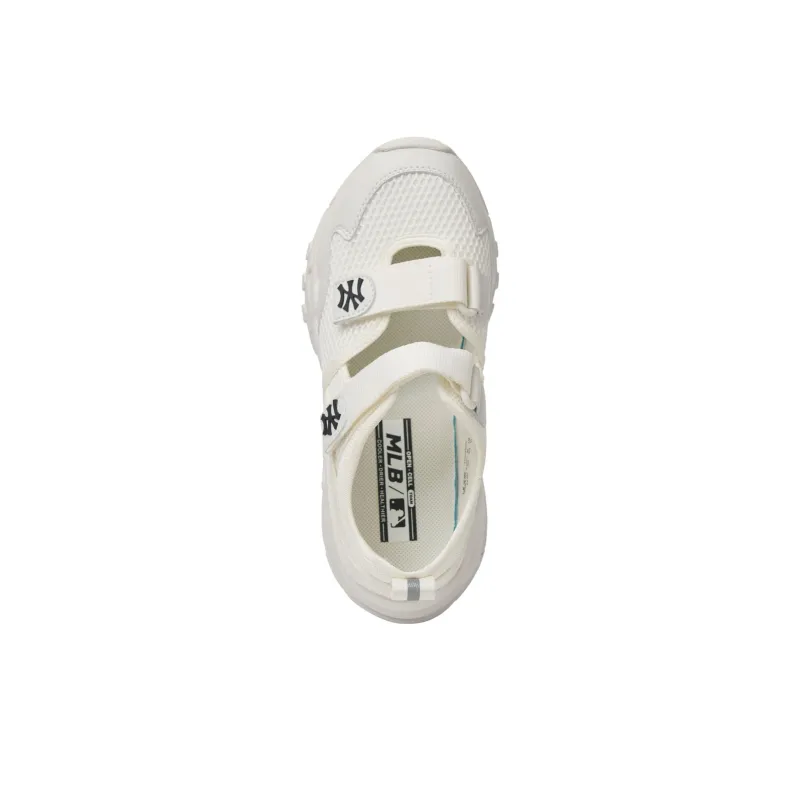 MLB Sandal Chunky Mask Abrasion Resistant Low Top Casual Shoes Women's White-3