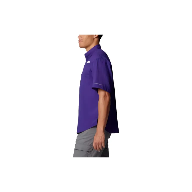 Columbia PFG Tamiami™ Short Sleeve Shirt - Baltimore Ravens Shirt Men's Purple-2