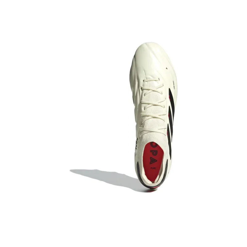 Adidas COPA PURE 2 SG Metal Long Studs Anti Slip And Wear Resistant Lightweight Soccer Shoes Unisex White Red-4