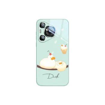 Sen Dog Glass Material Cute Creative High End Phone Cases Compatible With HUAWEI Pura70/70Pro/70Pro+/70ULTRA