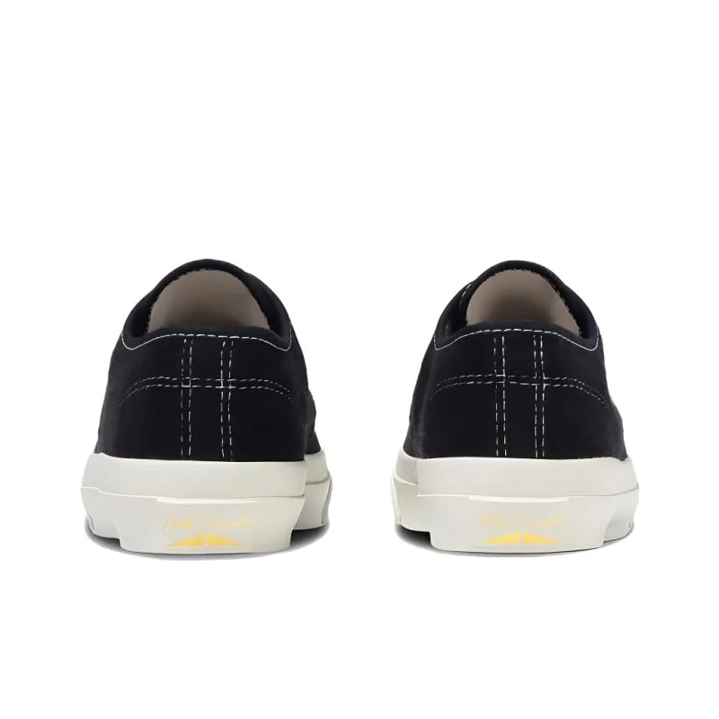 Converse Jack Purcell RET/SC Anti Slip Wear Resistant Low Top Skateboard Shoes Unisex Black White-4