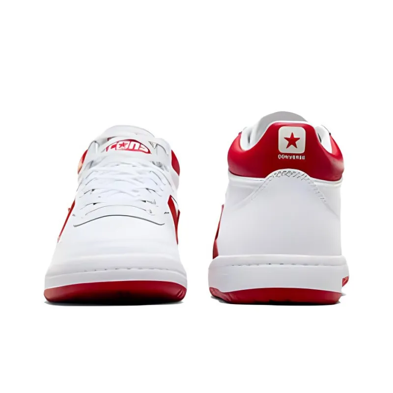 Converse Fastbreak Pro Mid White Enamel Red-4