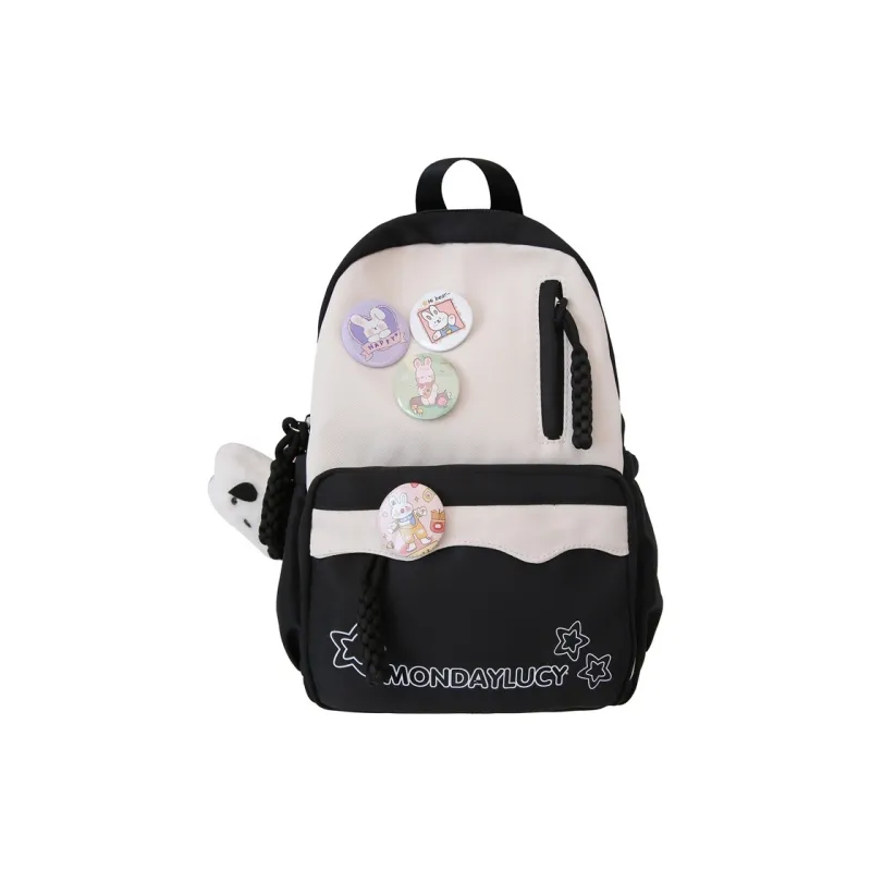NX DOUGHNUT Nylon Backpack Unisex Pink Blue Purple Black Brown Green-15